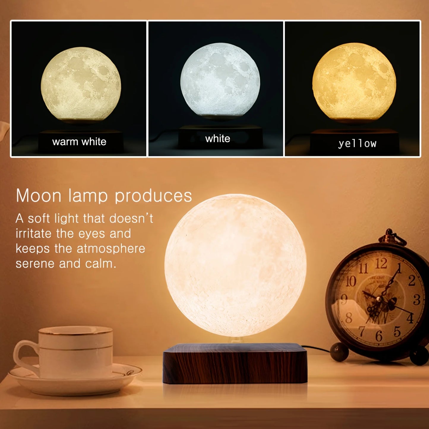 LEVAS - Floating Moon Lamp